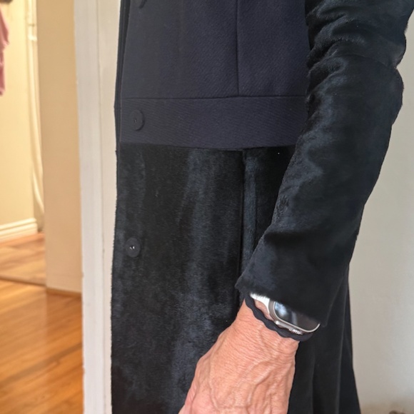 Tory Burch Zoe Coat Wool Calfskin - Picture 15 of 15